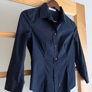 Prada luxury navy shirt size 40